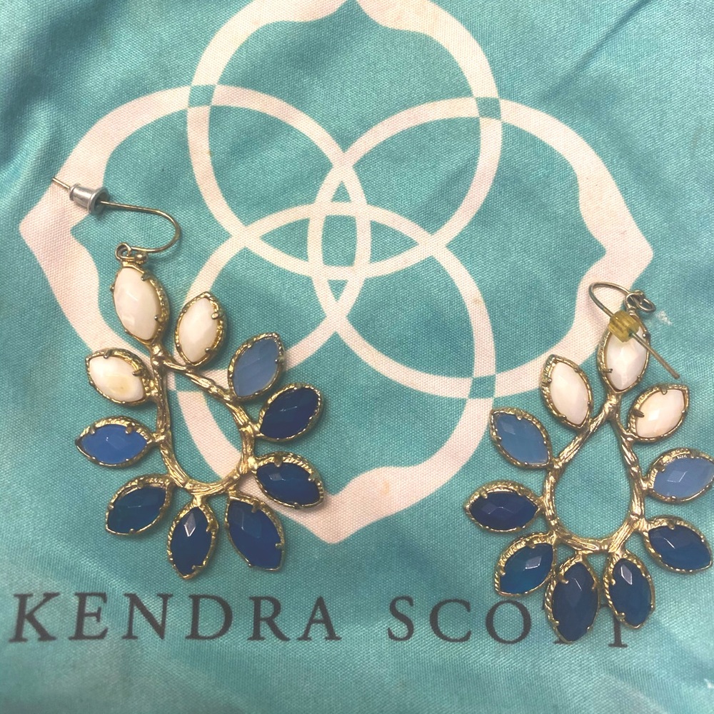 Kendra Scott tri-colored Drop Tear Earrings